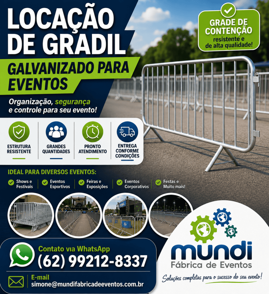 locação de gradil galvanizado goiânia